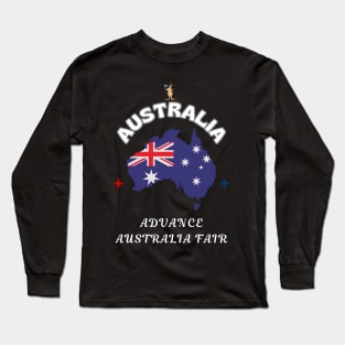 Australian Pride, Advance Australia Fair Long Sleeve T-Shirt